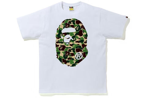 BAPE ABC Camo Big Ape Head Tee "White"