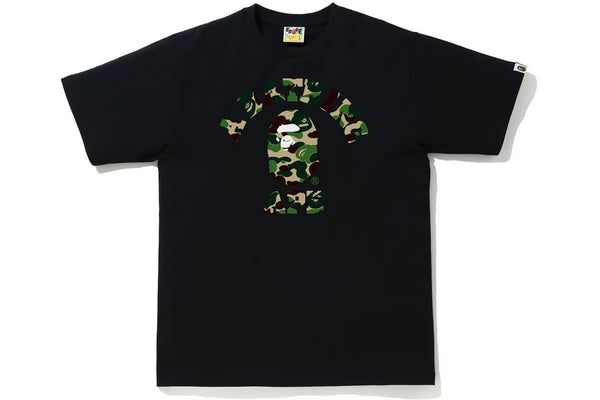 BAPE ABC Camo College Tee (SS21) "Black/Green"