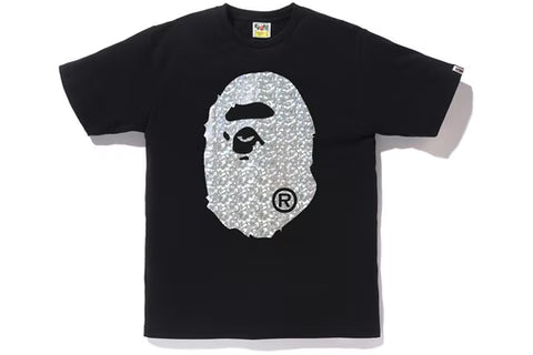 BAPE Aurora Big Ape Head Tee "Black"