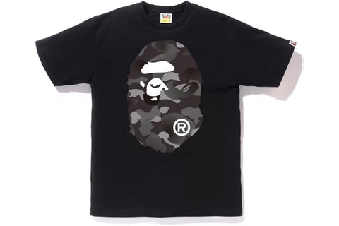 BAPE Gradation Camo Big Ape Head Tee "Black/Black"