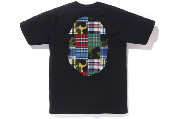 Bape Patchwork Big Ape Head Tee "Black"