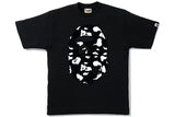 BAPE Stripe ABC Camo Big Ape Head Tee "Black/Black"