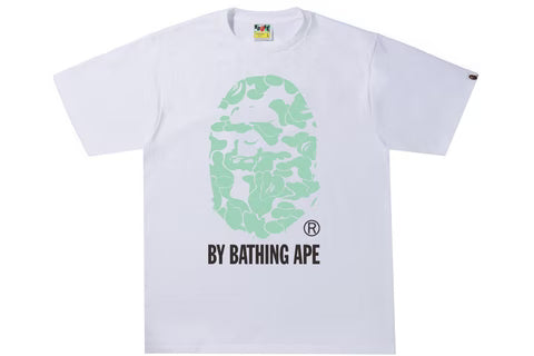 BAPE Text Code Camo by Bathing Ape Tee "White"