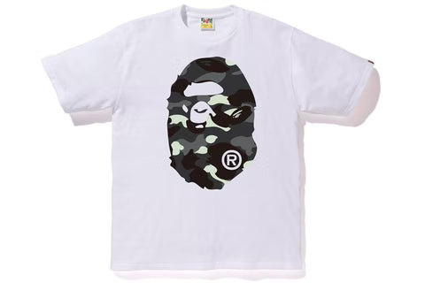 BAPE City Camo Big Ape Head Tee "White/Black"