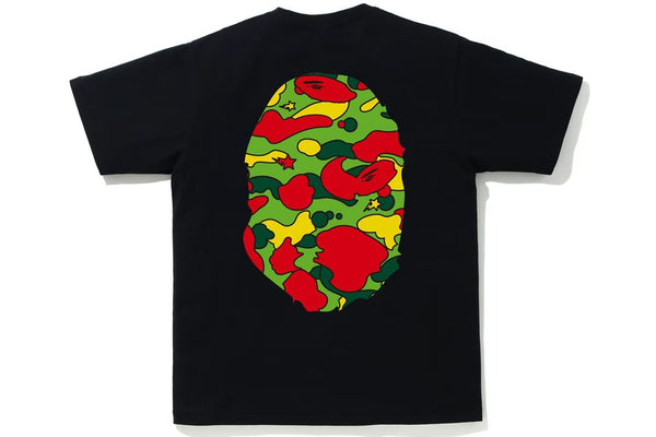 BAPE Sta Camo Big Ape Head Tee "Black/Multi"