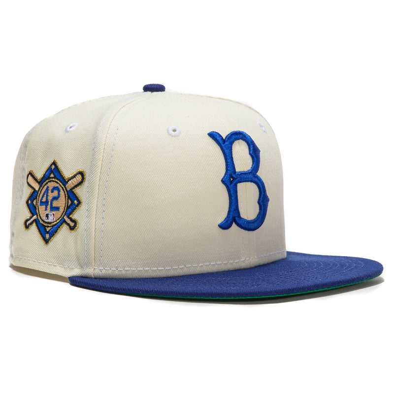 Hat Club Exclusive New Era 59Fifty White Dome Brooklyn Dodgers