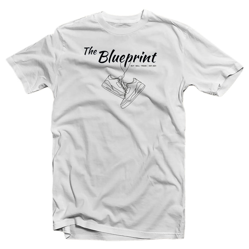 The Blueprint Logo Tee "White"