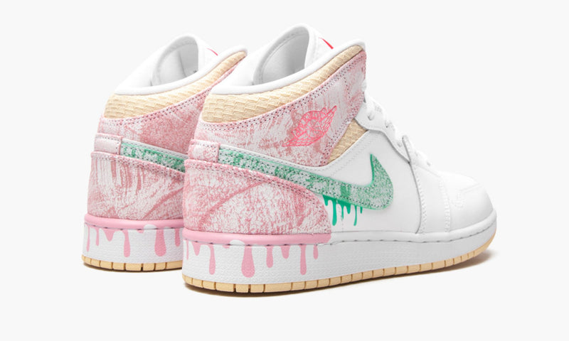 Air Jordan 1 Mid "Paint Drip" (GS)