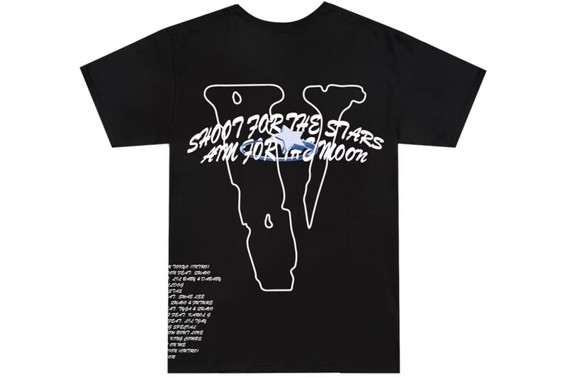 Pop Smoke x Vlone Tracklist Tee "Black"