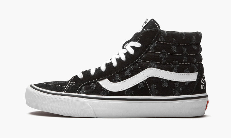 Vans Sk8-Hi "Supreme Hole Punch Denim Black"