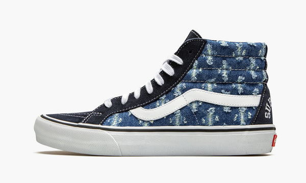 Vans Sk8-Hi "Supreme Hole Punch Denim Blue"